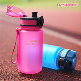 UZSPACE 350ML BPA-Free Tritan Water Bottle: Leakproof, Eco-friendly, No Smell Plastic Drinkware for Children.