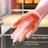 Silicone Dishwashing Gloves: Versatile Household Cleaning Tools for Dishes, Cars, Pets, and More