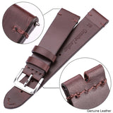 Handmade Genuine Leather Watch Strap – 18mm, 20mm, 22mm Bands for Men & Women | Premium Watchband Accessories