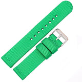 Nylon Canvas Watchbands in 9 Colors – Sports Strap Bracelets for Men and Women | Sizes 18mm, 20mm, 22mm, 24mm with Quick Release Spring Bar