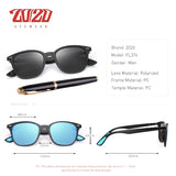 Men's Polarized Sunglasses - Square Frame, Classic Unisex Driving Glasses, Durable Eyewear Goggles PL374