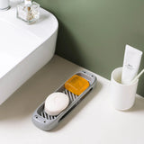 Sink Rack with Adjustable Design: Convenient Multifunctional Holder for Sponges, Rags, and Household Supplies in the Kitchen