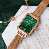 Ultra-thin Quartz Wristwatch for Women: High-Quality Waterproof Rectangle Ladies' Creative Clock