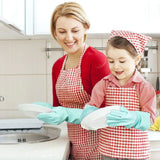 Silicone Dishwashing Gloves: Versatile Household Cleaning Tools for Dishes, Cars, Pets, and More