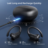 Mpow Flame Solo TWS Earbuds with Bluetooth 5.0 and ENC Noise Cancellation Mic, IPX7 Waterproof, Ideal for Running and Sports