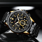 CURREN Men's Original Fashion Watch: Top Luxury Brand, Quartz Chronograph, Sport Casual, Date, Luminous Clock - Relogios Masculinos