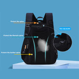 Boys' Primary School Luminous Backpack: Waterproof and Large Bookbag Ideal for Teens, Perfect for School