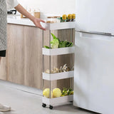 Multi-Layer Kitchen Trolley for Organizing Supplies: Vegetable Storage Solution