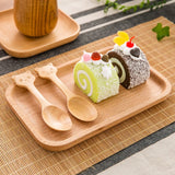 Solid Wood Serving Tray: Ideal for Pizza, Sushi, Snacks, and Fruit Dishes, Adds a Touch to Kitchen Decor