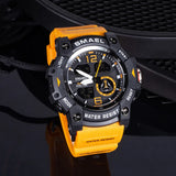 Luxury Men's Digital Sport Watch – Dual Display Waterproof Military Wristwatch with Date Function