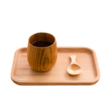 Solid Wood Serving Tray: Ideal for Pizza, Sushi, Snacks, and Fruit Dishes, Adds a Touch to Kitchen Decor