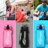 Toptrek Sport Water Bottle - BPA-Free, 650ML/1000ML, Leak-Proof, Ideal for Outdoors and Protein Shakes