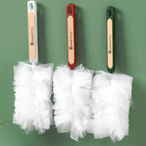 Electrostatic Dust Cleaner: Household Cleaning Tool with Fiber Brush Head, Efficiently Picks up Hair, Dust, and Feathers