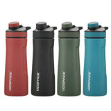 UZSPACE Stainless Steel Vacuum Thermos Flask: Portable Leakproof Travel Mug with 2 Lid Styles and Handgrip