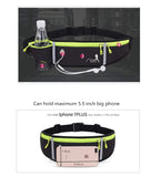 Multifunctional Ultra-Thin Waist Pack for Men: Perfect for Running and Sports, Doubles as an Anti-Theft Chest Bag with a 5.5-Inch Phone Compartment