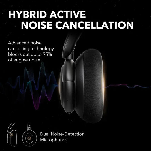 Anker Soundcore Life Q30: Hybrid Active Noise-Canceling Wireless Headphones, 40H Playtime