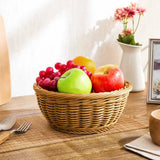 Rattan Bread Basket: Versatile Storage Solution for Food, Fruit, and Vegetables, Ideal for Supermarket and Restaurant Displays