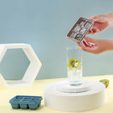 Silicone Ice Cube Maker: Creative Freezer Storage Solution with Lid for Homemade Ice Cubes