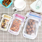 Waterproof and Reusable Snack Storage Bag: Nuts, Biscuits, and Travel Food Assortments