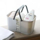 Portable Bathroom Shower Basket: Plastic Organizer for Bath Storage and Chancery