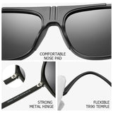 Ultralight Pilot Polarized Sunglasses for Men - Ideal for Driving, Fashionable Sun Glass Goggles with UV400 Protection