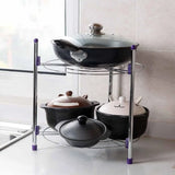 Metal Pot Storage Rack: Convenient Kitchen Organizer for Storing Pots and Pans