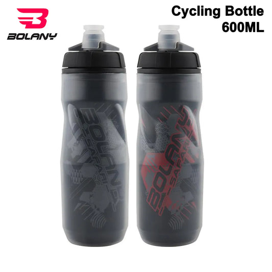 Bolany 600ml Bicycle Water Bottle - Lightweight, Heat & Ice-Protected for Outdoor Sports and Cycling