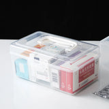 Compact Transparent Medicine Cabinet: Portable Storage for Home Medical Needs