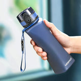 UZSPACE Water Frosted Design Bottles: BPA-Free, Creative Shaker Drink Bottle, Suitable for Couples and Kids