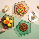 Modern Simple Fruit Plate: Creative Household Basket for Storing Snacks and Dried Fruit