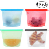 Silicone Food Preservation Bag: Versatile for Sealing and Storing Food in the Refrigerator, Microwave-Safe for Cooking.