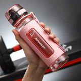 UZSPACE Gym Water Bottles: Leak-proof and Drop-proof, Portable Shaker Design for Outdoor Travel, Made of BPA-Free Plastic