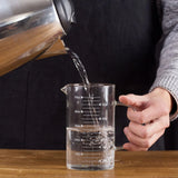 Glass Measuring Cup with Scale: Microwave and High-Temperature Resistant, with Handle