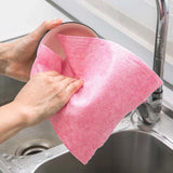 Double-Sided Coconut Fiber Dish Cloth: Reusable Cleaning Towel for Super Absorbent Dishwashing