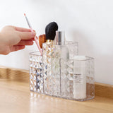 Clear Makeup Brush Holder for Dressing Table Organization