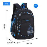 Elementary School Backpack for Teenage Boys: Waterproof Book Bag for Boys Aged 6-12 Years, Student Backpack, Kids Satchel