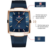 Luxury Slim Blue Quartz Stainless Steel Watch - Men's Fashion Mesh Waterproof Business Wristwatch