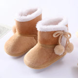 Baywell Newborn Soft Sole Fur Snow Boots: Keep Your Baby Warm in Autumn and Winter