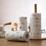 Convenient Disposable Cleaning Cloth: Absorbent Paper Towel Roll for Kitchen and Household Cleaning Tasks