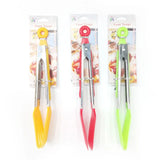 Colorful Stainless Steel BBQ Food Tong: Perfect for Grasping Barbecue Foods, Nonslip Cooking Tool