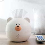 Adorable Bear Tissue Box: Anti-Dust Container for Home Decor, Organizes Tissues with Charm in the Living Room