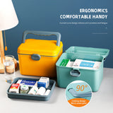 Large-Capacity Portable Medicine Box: Household Emergency Kit