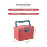 Large-Capacity Portable Medicine Box: Household Emergency Kit