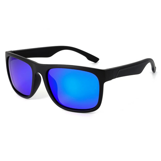 Flexible Polarized Sunglasses - Men's Driving Shades, Durable Material, Classic Sun Glasses for Travel and Fishing PL484