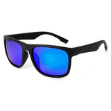 Flexible Polarized Sunglasses - Men's Driving Shades, Durable Material, Classic Sun Glasses for Travel and Fishing PL484