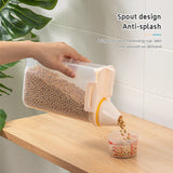 Kitchen Grain Storage Container: 3L Capacity, Sealed for Freshness