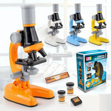 Children's Microscope Biology Lab: LED 1200x Zoom, School Science Experiment Kit, Educational Scientific Toys, Perfect Gifts for Young Scientists