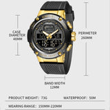 Men's Luxury Dual Display Sports Watch – Waterproof Military Quartz Digital Wristwatch | Top Fashion Brand