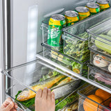 Transparent Food Storage Containers with Lids: Refrigerator Fresh Box for Kitchen Organization