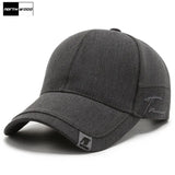 Premium Men's Outdoor Cotton Baseball Caps: High-Quality Solid Trucker Hats